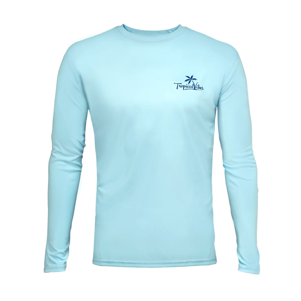 One Step Closer To Paradise Featuring "Key West Howie" Blue Shirt - SPF 50