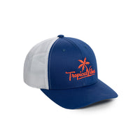 Royal Blue Trucker Style Structured Hat