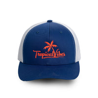Royal Blue Trucker Style Structured Hat