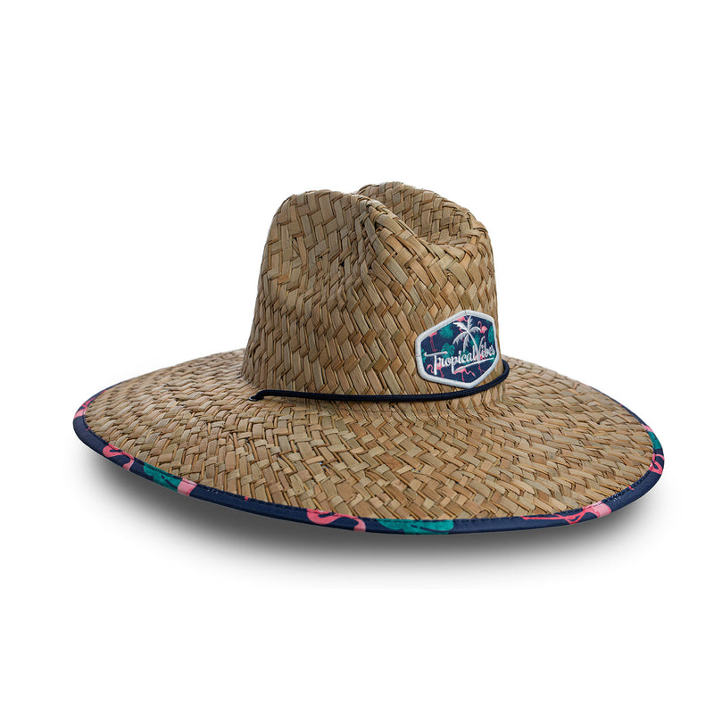 Flamingo Straw Hat