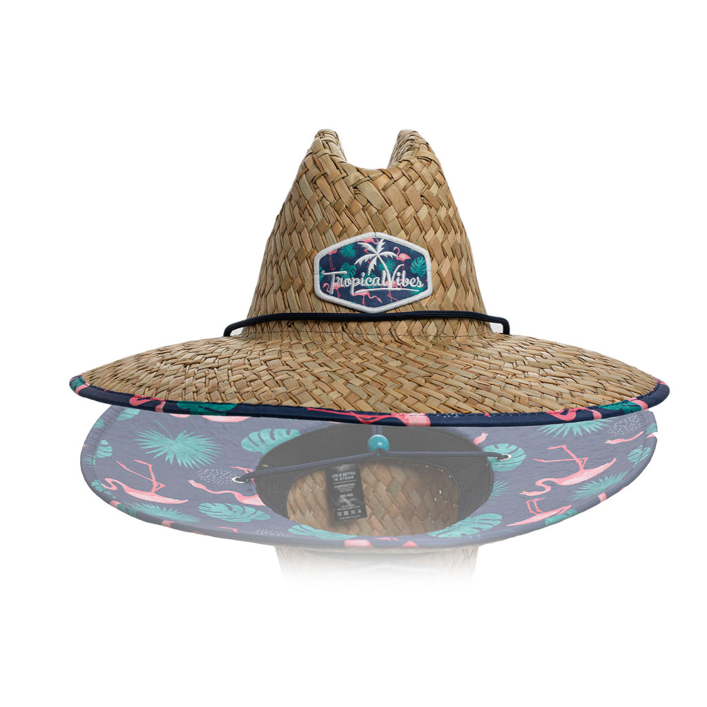 Flamingo Straw Hat