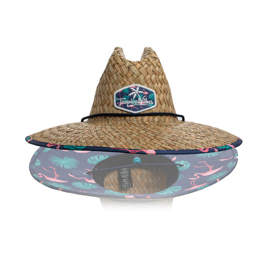 Flamingo Straw Hat