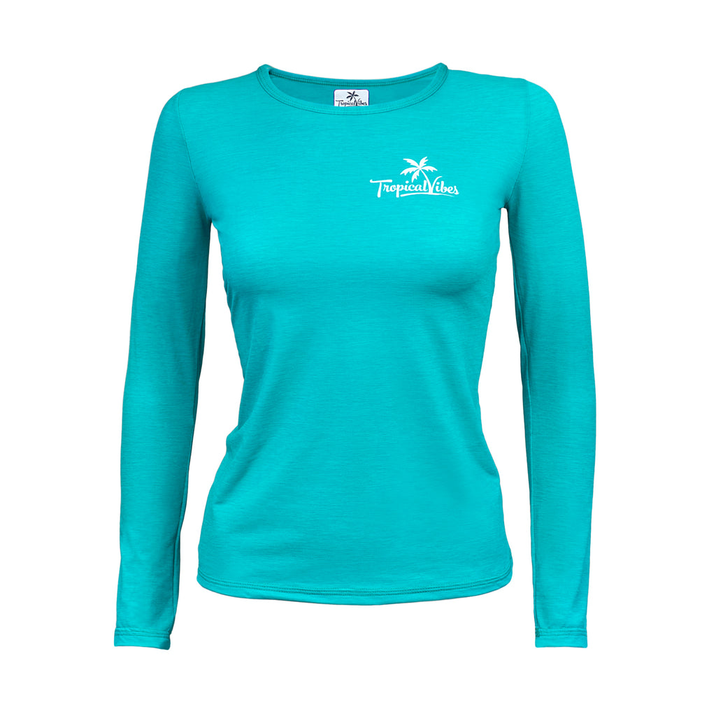 Teal Green Long Sleeve SUNSHIRT - SPF 30