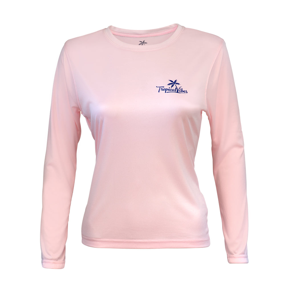 One Step Closer To Paradise Featuring "Key West Howie" Pink Shirt - SPF 50