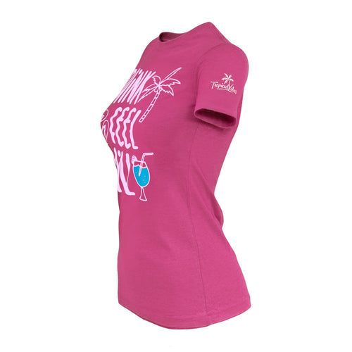 Think Feel Chill - Berry - 100% Cotton
