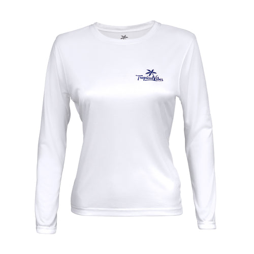 One Step Closer To Paradise Featuring "Key West Howie" White Shirt - SPF 50