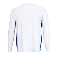 White Long Sleeve Vented Shirt - SPF 50