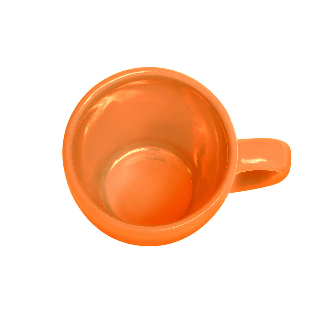 Ceramic 14 oz Mug- Tangerine